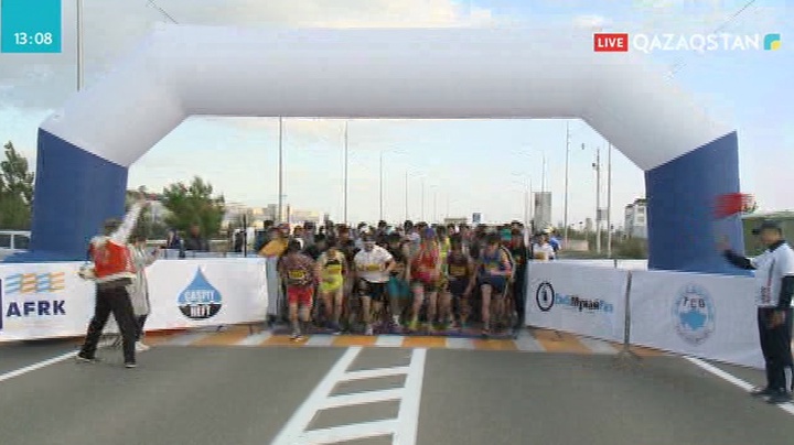Атырауда халықаралық деңгейдегі марафон өтті