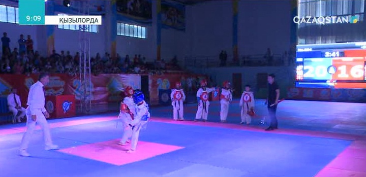 Қызылордада соғыс ардагері Мұсахан Қалмахановтың құрметіне таеквандодан жарыс өтті