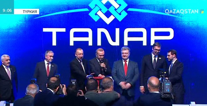 Түркияда Әзірбайжан газын Еуропаға тасымалдайтын құбыр ашылды