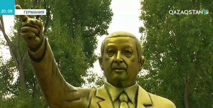 Германияның Висбаден қаласының орталық алаңынан Р.Ердоғанның ескерткіші алынып тасталды