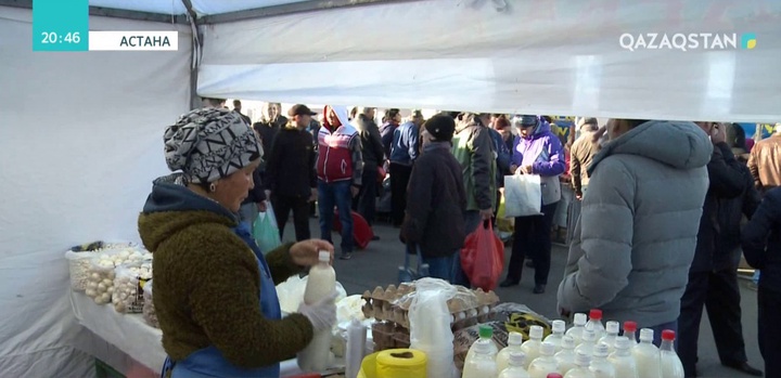 Астанада Қызылорда облысының ауыл шаруашылығы тауарлары жәрмеңкесі өтті