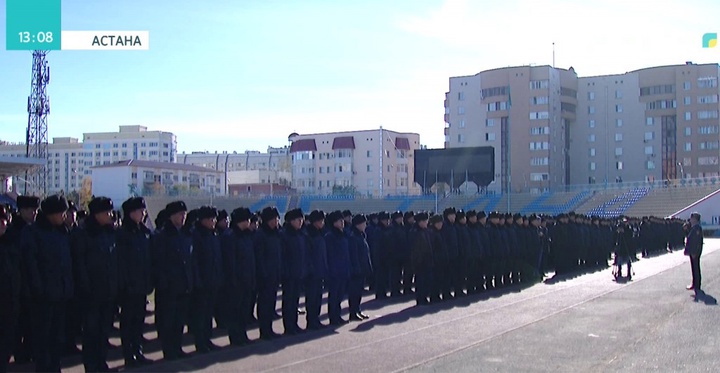 Ішкі істер органдарына жаңадан қабылданған қызметкерлер ант қабылдады