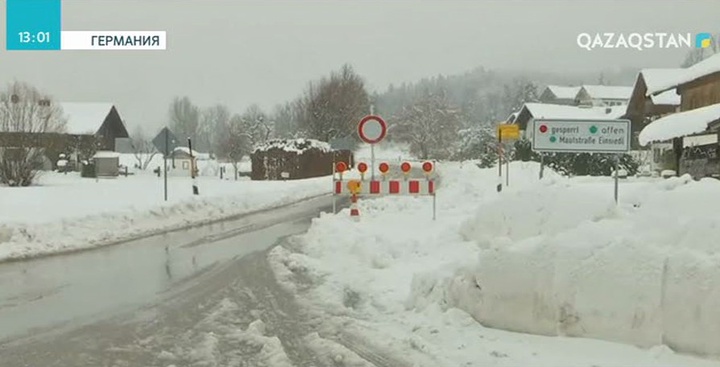 Германияның оңтүстігінде төтенше жағдай жарияланды