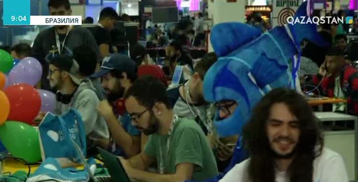 Бразилияның Сан-Паулу қаласында технология жәрмеңкесі өтіп жатыр