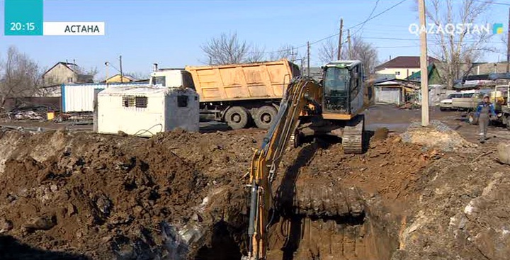 Астанада көктемгі су тасқынының алдын алу шаралары жүргізіліп жатыр