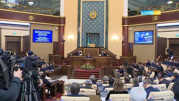ҚР Парламенті палаталарының бірлескен отырысы. Арнайы хабар