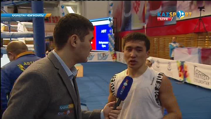 Боксшы Қайрат Ерәлиев: Бапкерлердің нұсқауларын орындап жеңіске жеттім (ВИДЕО)