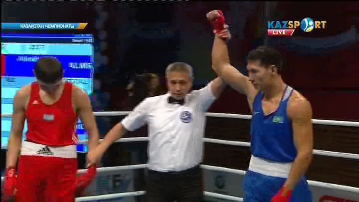 Екі Жәнібектің айқасында Әлімханның ұлы мықты болып шықты. Бокстан Қазақстан чемпионаты. 81 кг (ВИДЕО)