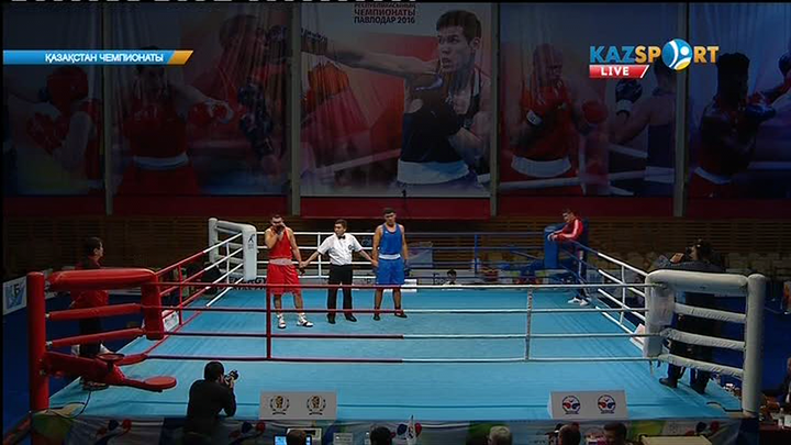 Бокстан Қазақстан чемпионаты: өте ауыр салмақта Қамшыбек Қоңқабаев пен Олжас Букаев финалға шықты (ВИДЕО)