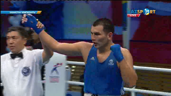 Бокстан Қазақстан чемпионаты. Финал. 91 + келіде Олжас Бұқаев чемпион атанды (ВИДЕО)
