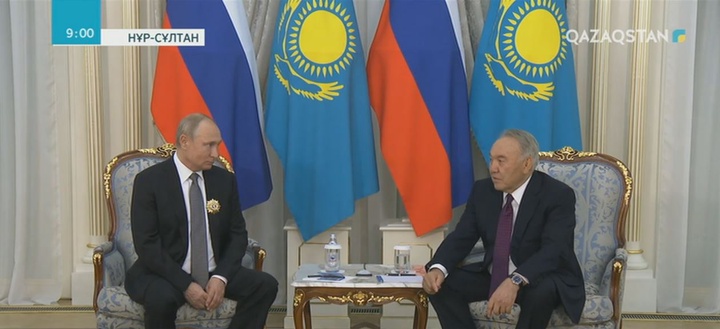 Елбасы Нұрсұлтан Назарбаев Ресей Федерациясы Президенті Владимир Путинмен кездесті