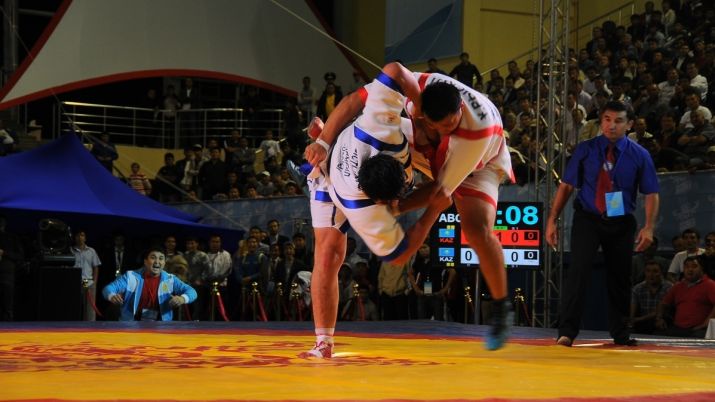 Бүгін «Еуразия Барысы» халықаралық турнирінде белдесетін палуандардың салмақ өлшеу рәсімі өтті