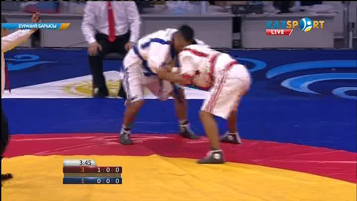 Еуразия Барысы - 2016: Ерсұлтан Мұзапаров қарсыласынан басым түсті (ВИДЕО)