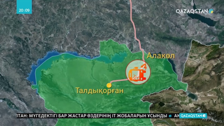 Алакөлге бара жатқан жолаушылар автобусы апатқа ұшырады