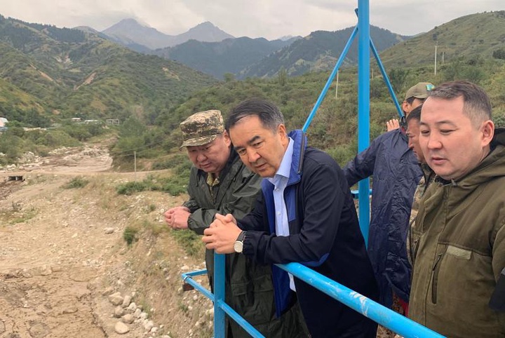 Бақытжан Сағынтаев Алматыдағы сел жүру қаупі бар аумаққа барды