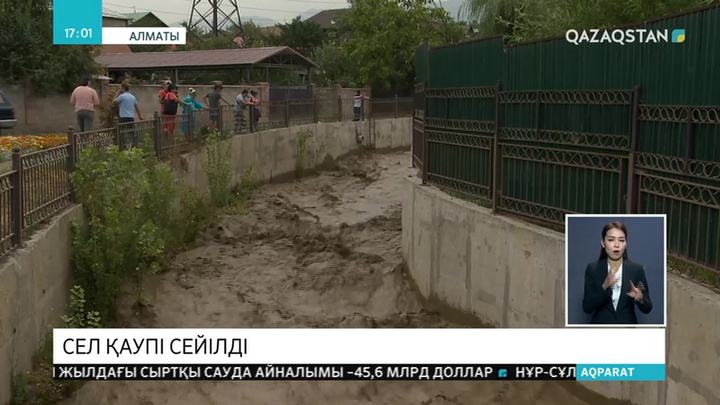 Алматыда сел қаупі сейілді