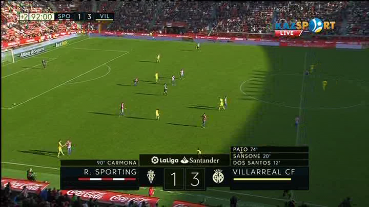 «Спортинг» - «Вильярреал» кездесуіне видеошолу (ВИДЕО)