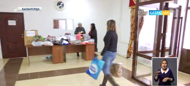 Қызылорда халқы шахандықтарға көмек қолын созады