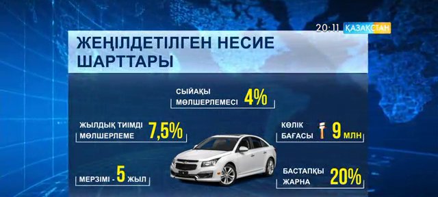 Қазақстандықтарға отандық көліктерді жеңілдетілген несиемен беру жалғасады