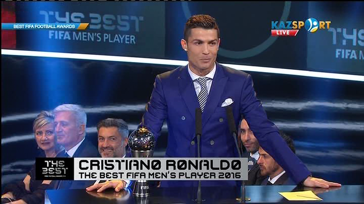 Криштиану Роналду - FIFA нұсқасы бойынша әлемнің үздік футболшысы (ВИДЕО)