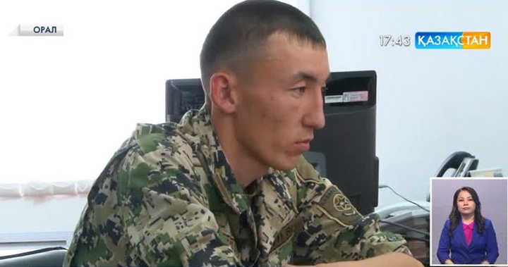 Батыс Қазақстан облысында жеткіншекті ажал тырнағынан арашалап қалған шекарашыға құрмет көрсетілді