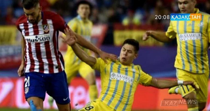 «Астана» клубы Чемпиондар лигасының топтық кезеңінде «Атлетико Мадрид» командасынан ұтылып қалды