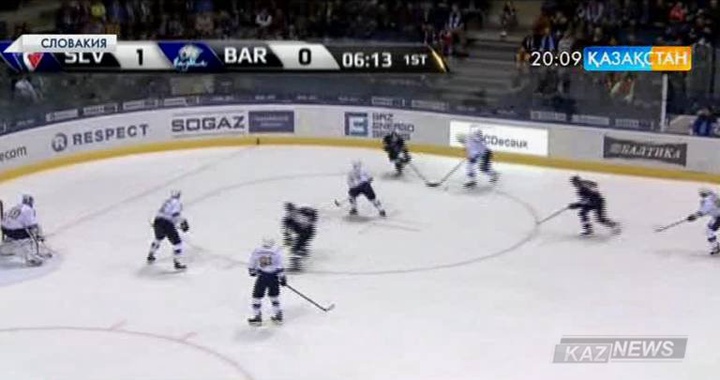 «Барыс» хоккей клубы сырт айдында «Слован» командасынан ұтылып қалды