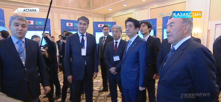 Бүгін қазақ-жапон іскер топ өкілдерінің   форумы  аясында  арнайы  көрме ұйымдастырылды