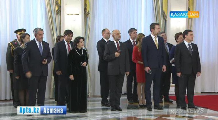 Осы аптада Нұрсұлтан Назарбаев Ақордада  дипломатиялық миссия жетекшілерін қабылдады (ВИДЕО)