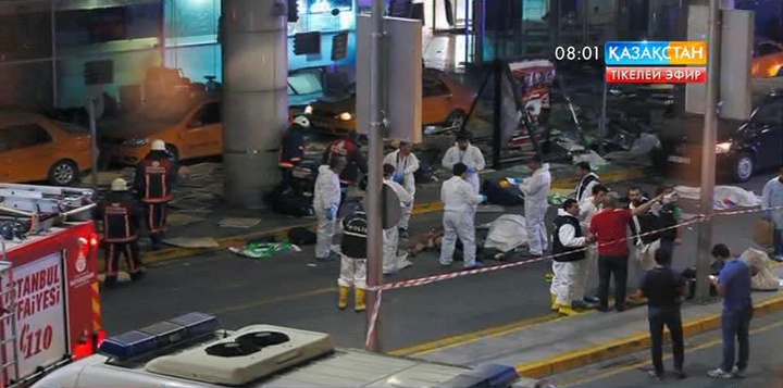 Стамбул әуежайында жарылыстан 36 адам қаза тапты