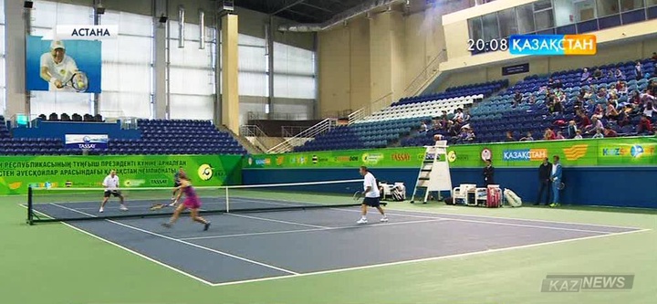 Астанадағы «Дәулет» спорт кешенінде теннистен әуесқойлар арасында ел біріншілігі өтті