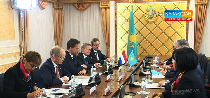 Нидерланд Корольдігінің Премьер-Министрімен Сенат төрағасы Қасым-Жомарт Тоқаев кездесті