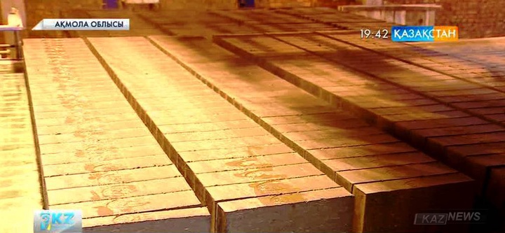 Ерейментау ауданында жаңа кірпіш зауыты іске қосылды