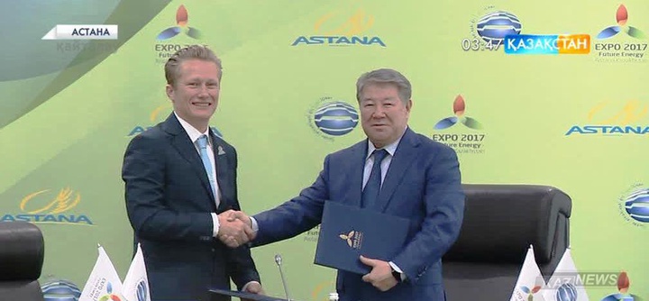 «Астана ЭКСПО-2017» АҚ мен «Astana Pro Team» велокомандасы әріптестік жөніндегі меморандумға қол қойды