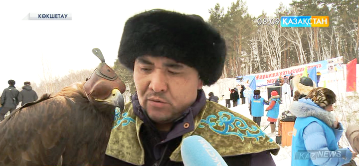 Көкшетауда «Қансонар-2015» атты бүркітшілер жарысы өтті