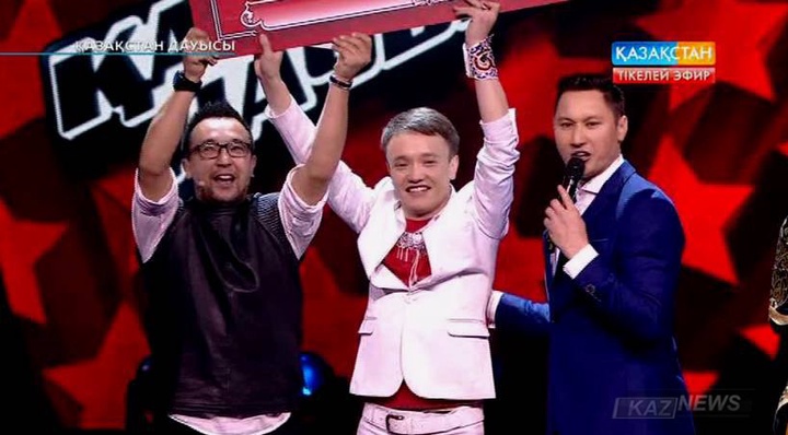 «Қазақстан дауысы» байқауының үшінші маусымдағы жеңімпазы - Мұратбек Хайролда
