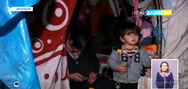 Францияның Дюнкерк қаласындағы босқындар лагерінде шу шықты