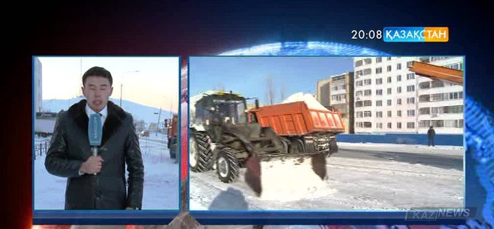 Ақмола облысында қар тазалау жұмыстары қызу жүріп жатыр (толығырақ)