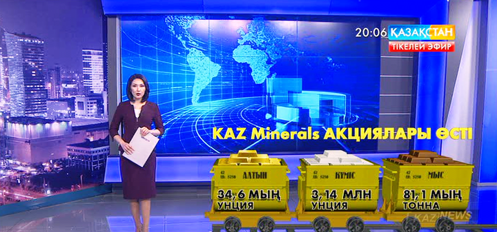 «KAZ Minerals» акциялары өсті