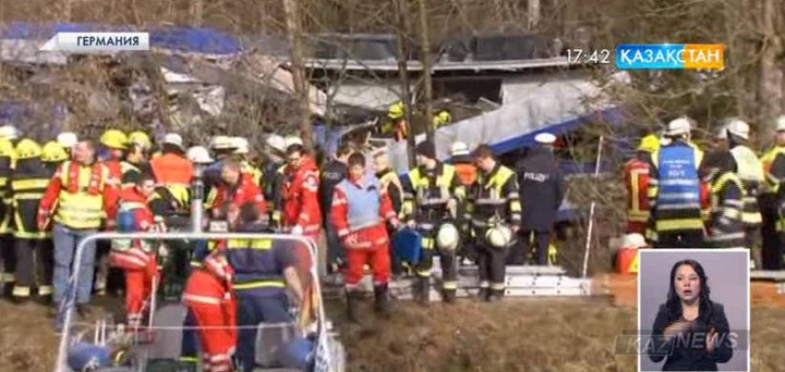 Германияның оңтүстігінде екі жолаушылар пойызы соқтығысып, 4 адам қаза тапты