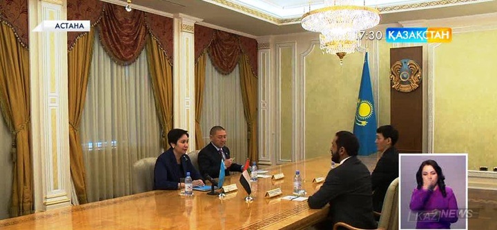 Гүлшара Әбдіқалықова Біріккен Араб Әмірліктерінің елшісі Сухейл Матар әл-Кетбимен кездесті