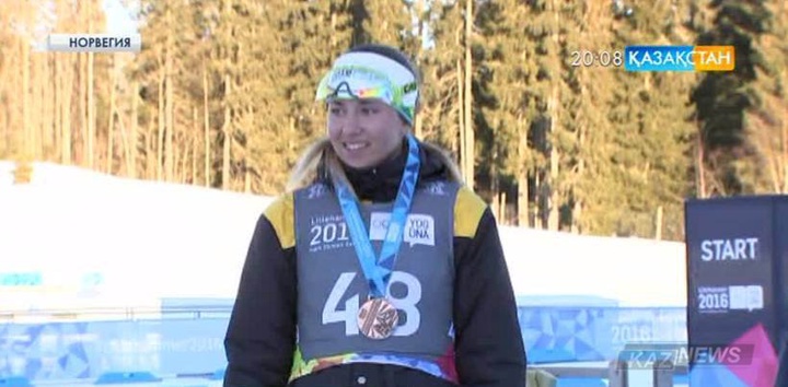 Биатлоншы Арина Пантова жасөспірімдер арасындағы Олимпиадада қола медаль жеңіп алды