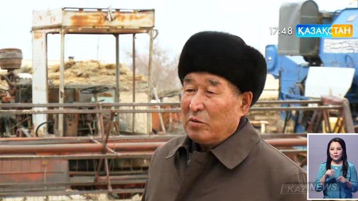 Қызылордалық қария комбайн құрастырып шықты