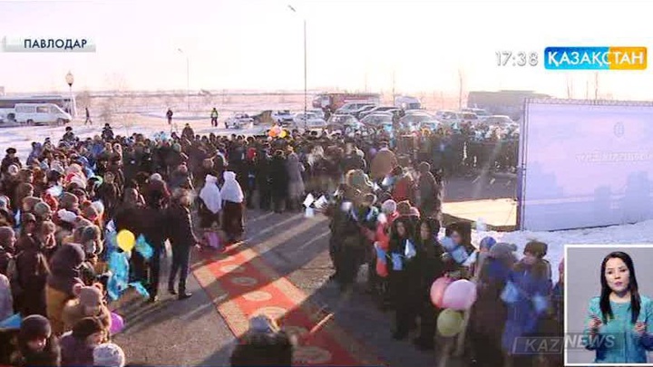 «Мәңгілік ел» пойызы Павлодар облысының Ақсу қаласына барды