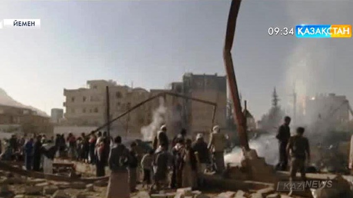 Сауд Арабиясы бастаған халықаралық коалиция күштерінің әуе соққысынан 40 адам қаза тапты