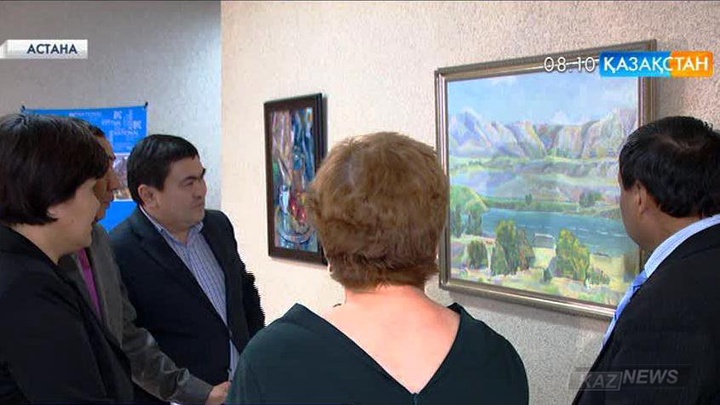 Астаналық суретшілер шығармаларын көпшілік назарына ұсынды