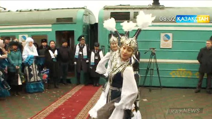 «Мәңгілік ел» пойызы Атырауға жетті