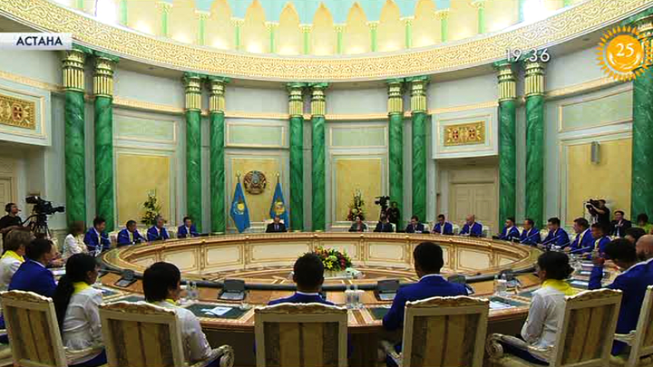 Елбасы Олимпиадаға баратын спортшыларды қабылдады