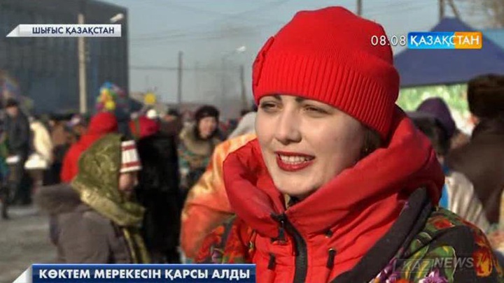 ШҚО-дағы Бесқарағай ауданының тұрғындары масленица мерекесін атап өтті