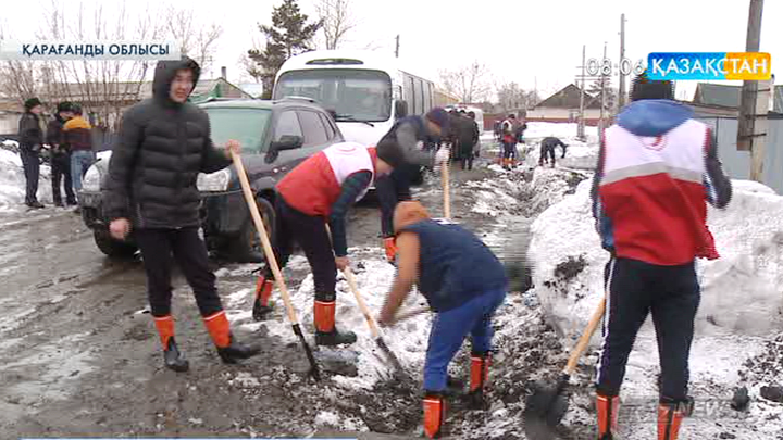Қарағандыда құтқарушылар су тасқынының алдын алу үшін сақтық шараларын күшейтті